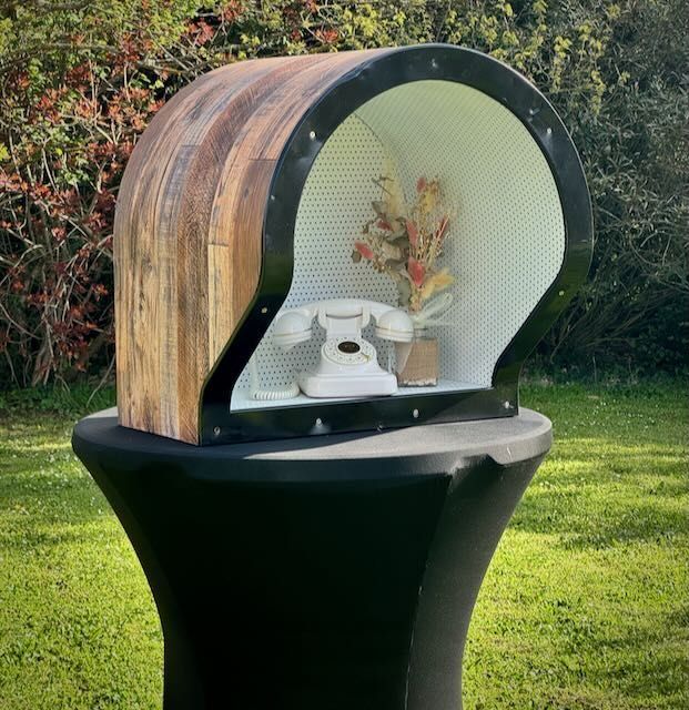 Livre d'or audio vintage — cabine téléphonique Fotografia, location Alès